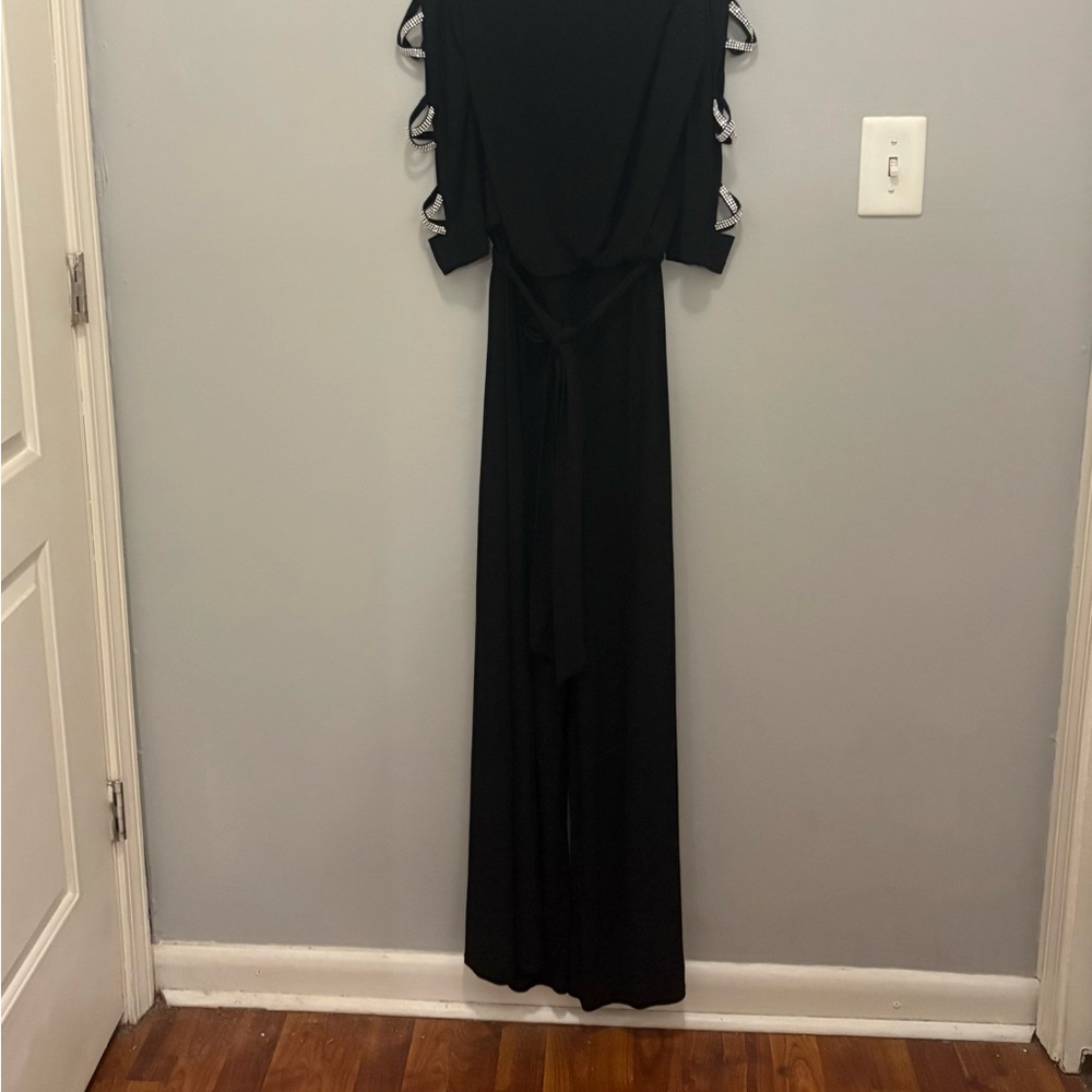 Elegant Black Evening jumpsuit - Picture 14 of 14